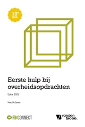 10e druk van Eerste hulp bij overheidsopdrachten verschenen!