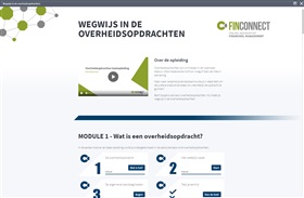 Binnenkort bestelbaar: FinConnect e-learning Overheidsopdrachten